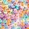 Mix Candy Color Acrylic Raised Round Large Hole Letter Alphabet Beads Flat Disc Coin for DIY Friendship Bracelet Necklace Jewelry Making Supplies Kit Bulk